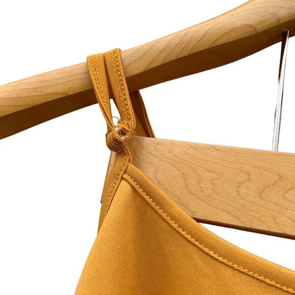 NO BO No Boundaries Women's Juniors Yellow Golden Cropped Tank Top Size M (7-9) - Picture 4 of 7